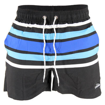 Legend zwembroek summer stripes zwart