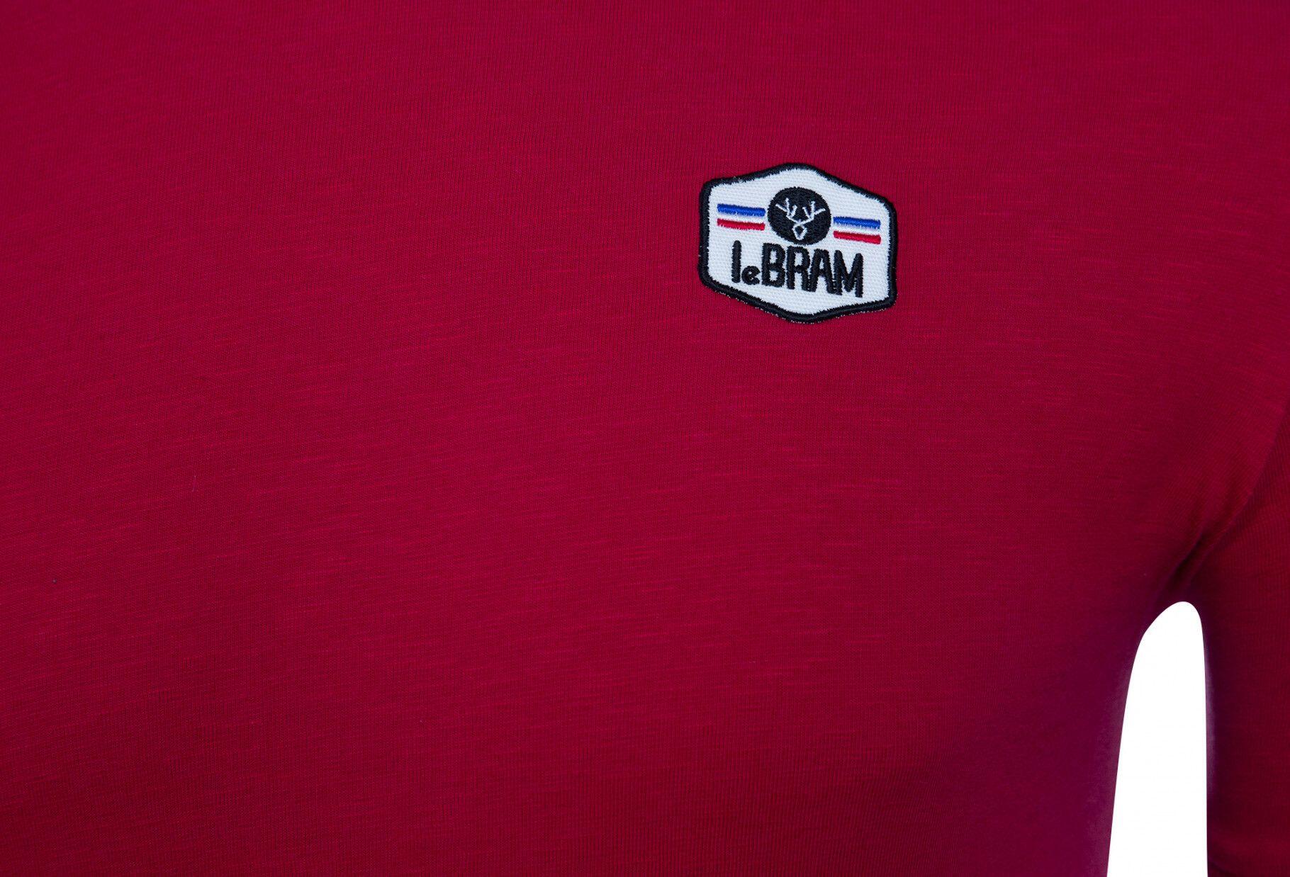 Camiseta de manga corta LeBram Winery Badge / rojo 4/5