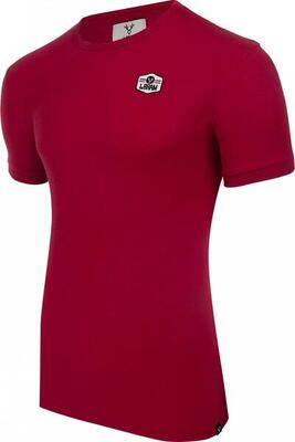 Lebram ecusson winery short sleeve t-shirt / red