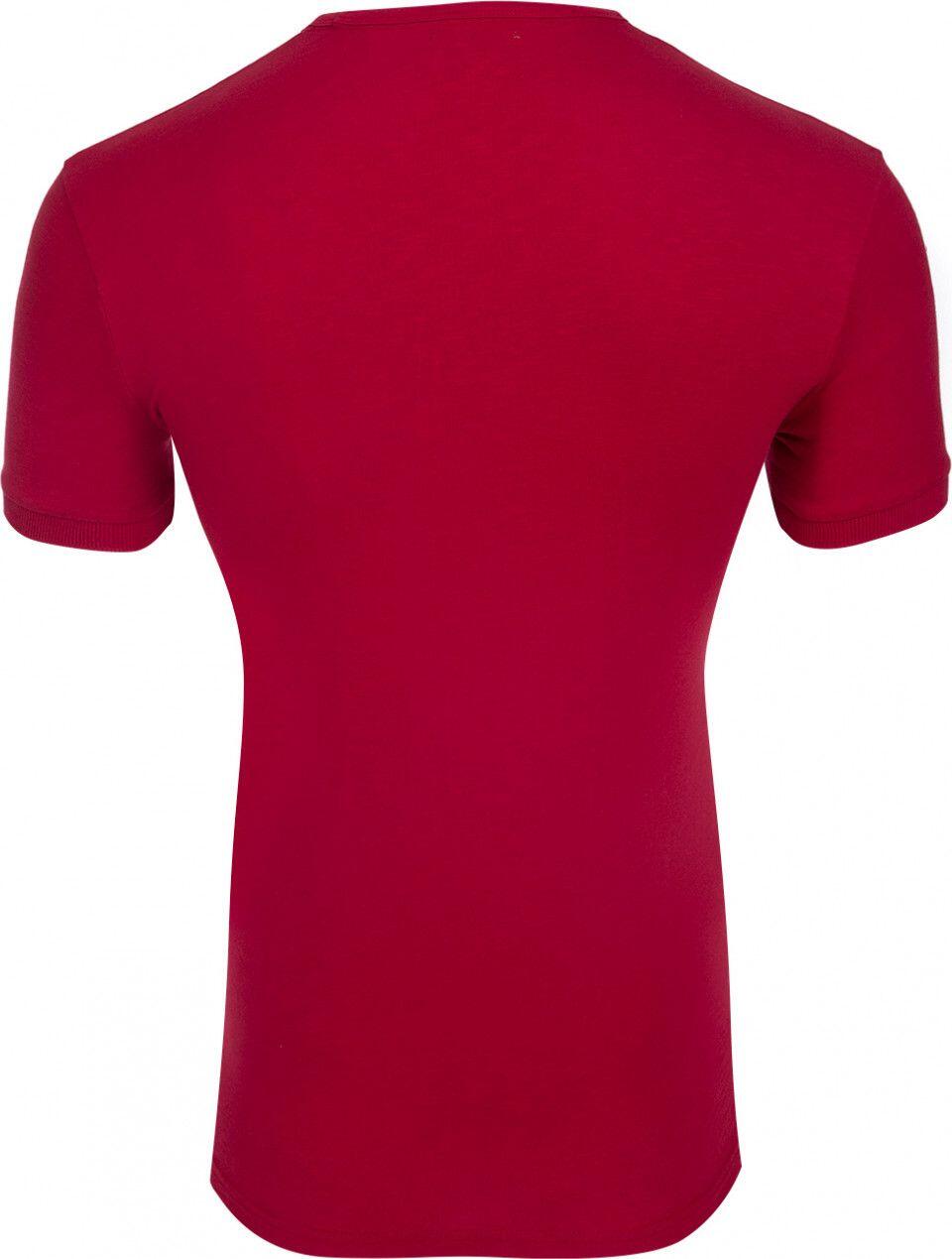 Camiseta de manga corta LeBram Winery Badge / rojo 3/5