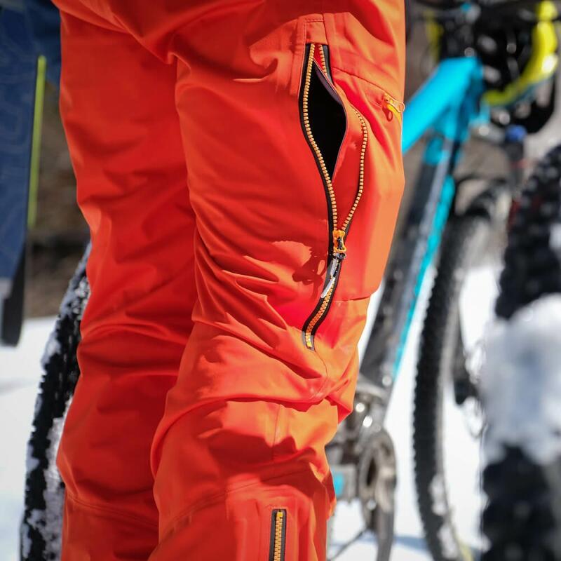 Pantaloni outdoor da uomo Touring Pants Pace GTX Active Fiesta - Rosso 5/5