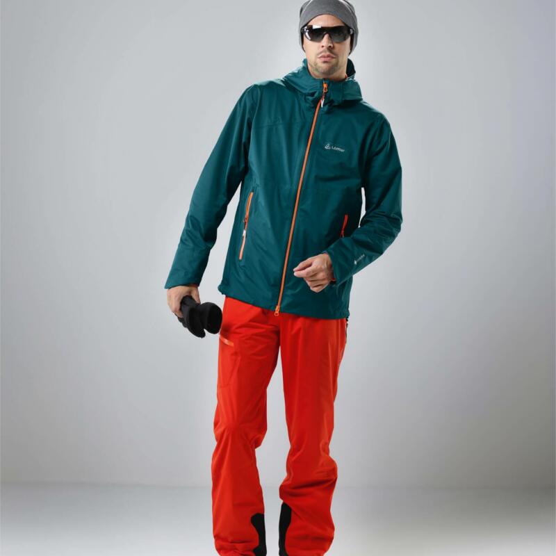 Pantalon Cyclisme LÖFFLER Rouge – Homme Taille S, Polyamide, Cordon, Sportif, Très Bon état