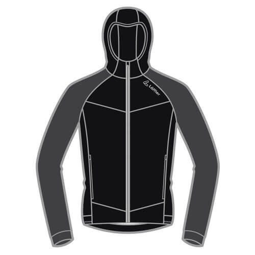Veste Mountain Sports Light Hybrid avec capuche - Noir 5/5