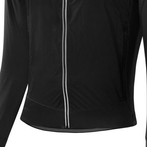 Jas Mountain Sports Light Hybrid met capuchon - Zwart