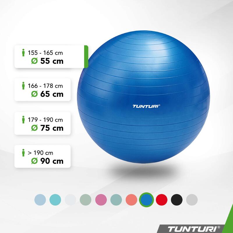 Pelota de fitness - Ø 55 cm - Azul