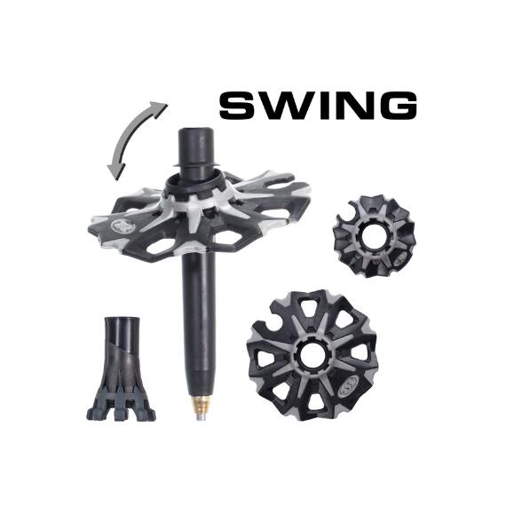 Bâtons de Trekking TSL - Pliable et télescopique - TOUR CARBONE 5 CROSS Swing 3/7