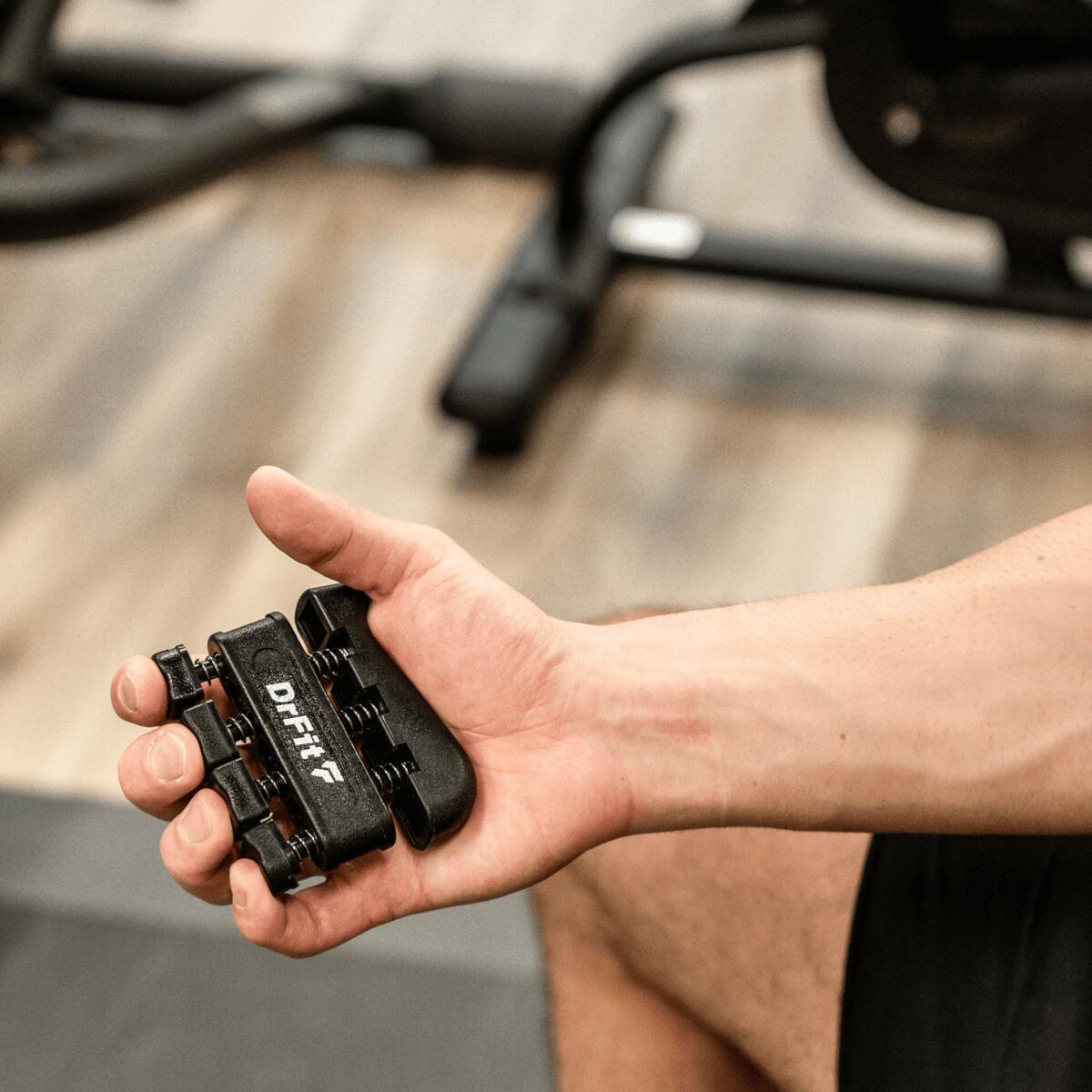 Zestaw do treningu ręki handgrip wzmacniacz dłoni palców DrFit 5 elementów 5/7