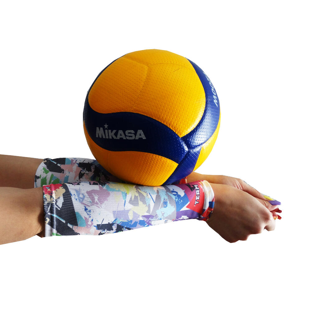 Rękawki siatkarskie unisex JG TEAM prążkowane krótkie 3/6