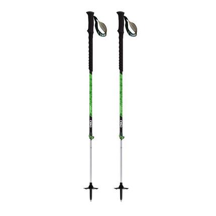 Bâtons de Trekking TSL - Télescopique - TOUR ALU 2 CROSS Twist Green