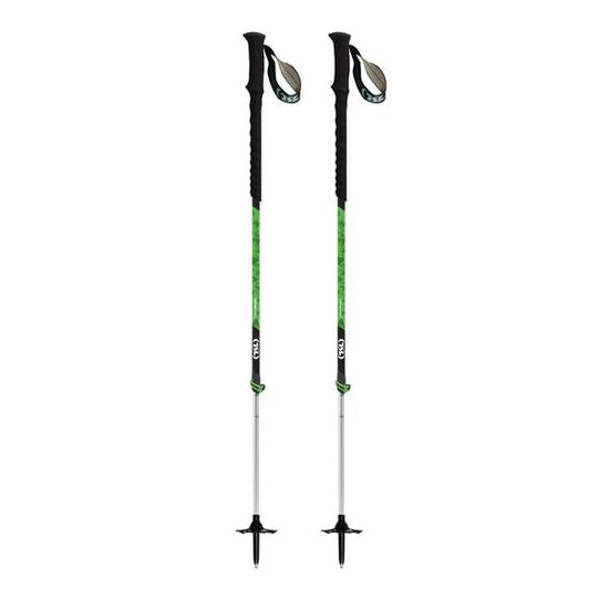 Bâtons de Trekking TSL - Télescopique - TOUR ALU 2 CROSS Twist Green