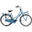 Vélo Hollandais Popal Daily Dutch Basic+ N3 - 3 vitesses - Femme - Bleu