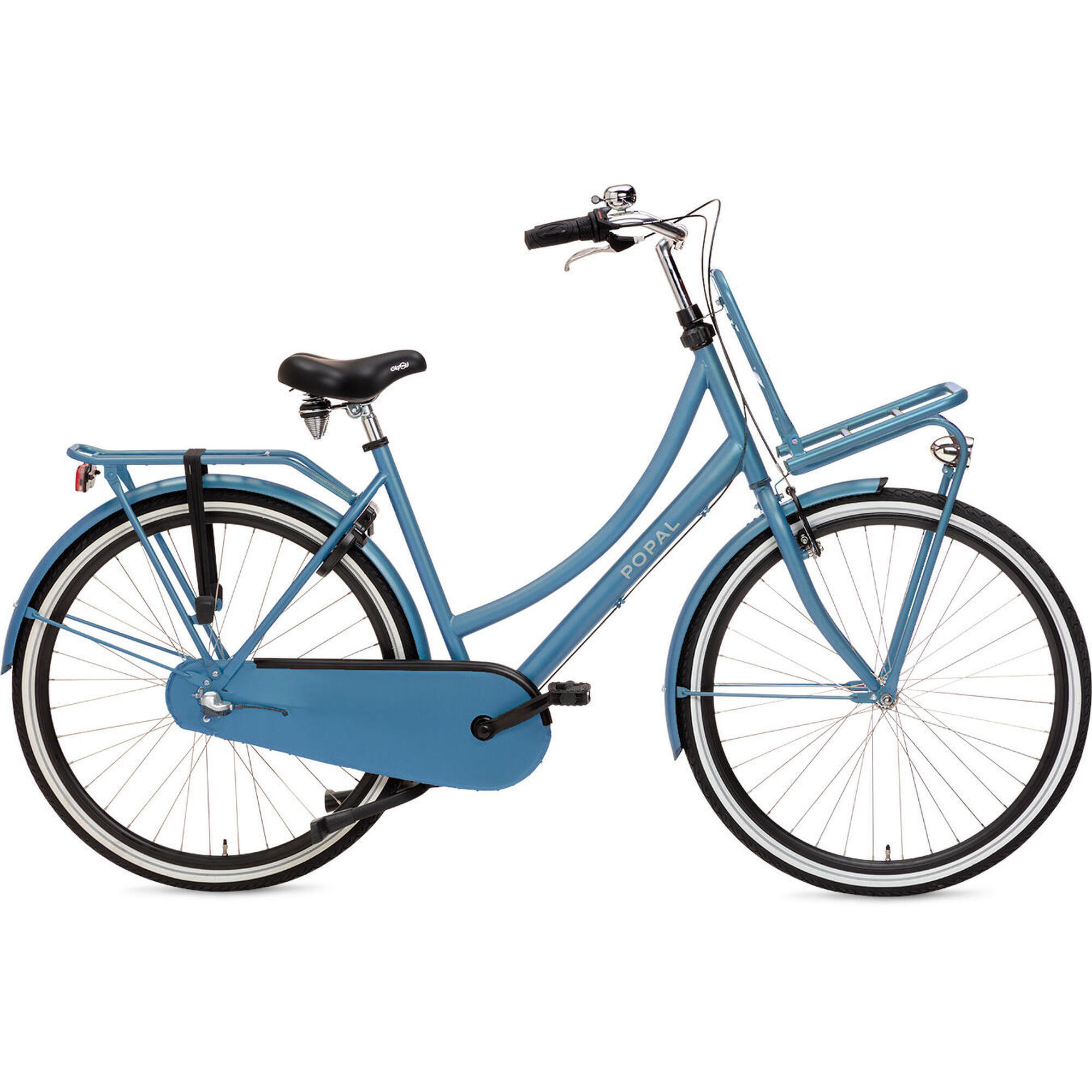 Popal - Vélo Hollandais Popal Daily Dutch Basic+ N3 - 3 Vitesses - Femme - Bleu - Vélo Ville - Bleu - 53 Cm - Decathlon