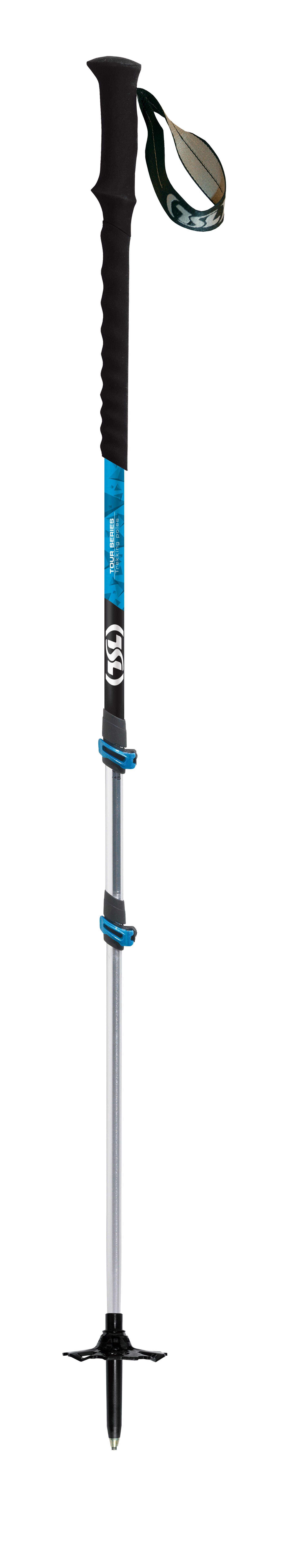 Bastões de Trekking TSL - Telescópico - TOUR ALU 3 CROSS Twist Blue 2/6