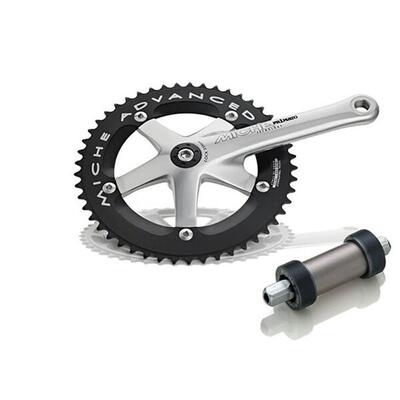 Stalen crankstel miche pista advanced 144 bcd