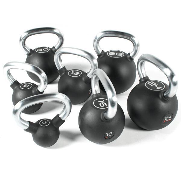 Kettlebell en caoutchouc O'live Fitness