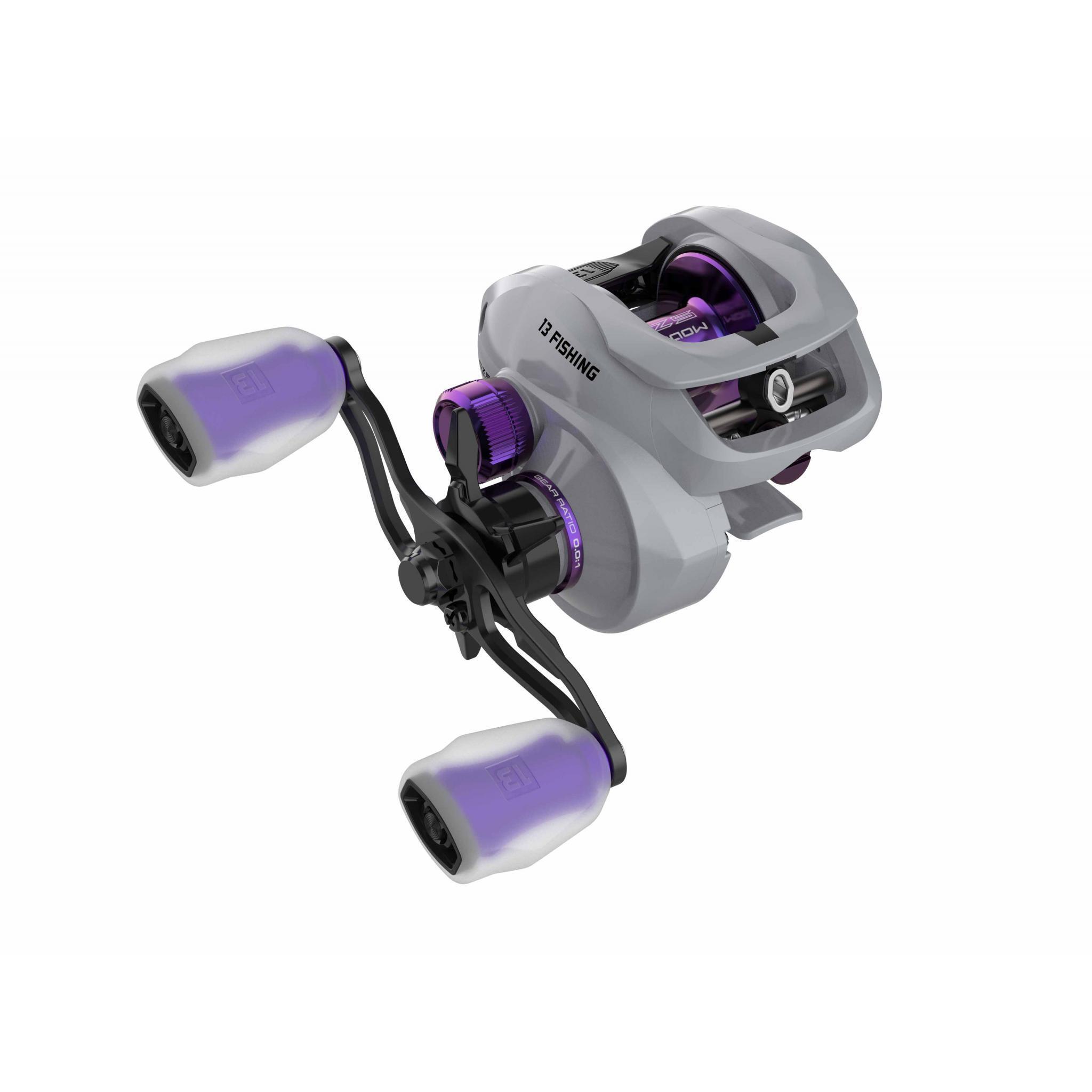 13 Fishing - Moulinet Casting 13 Fishing Modus Sz2 Bc Reel 7.3:1 Lh - Moulinet - Gris|violet - Taille Unique - Decathlon