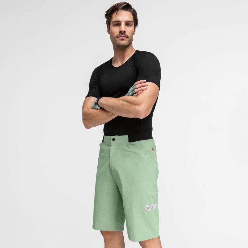 Heren Wielrennen gravel shorts Thyme SIROKO Groen