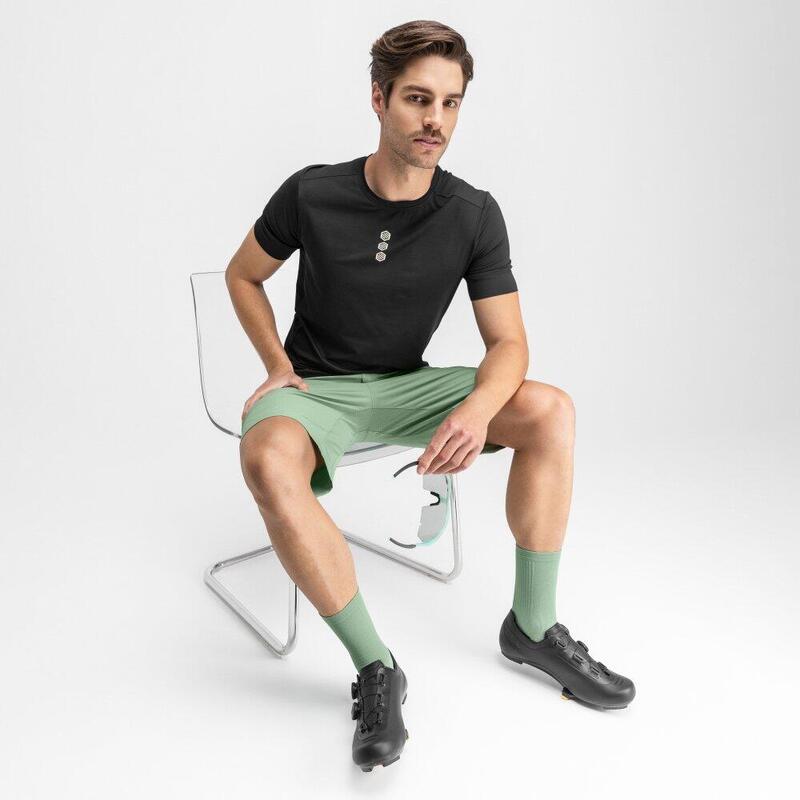 Camisola de gravel para homem Ciclismo Locust SIROKO Preto