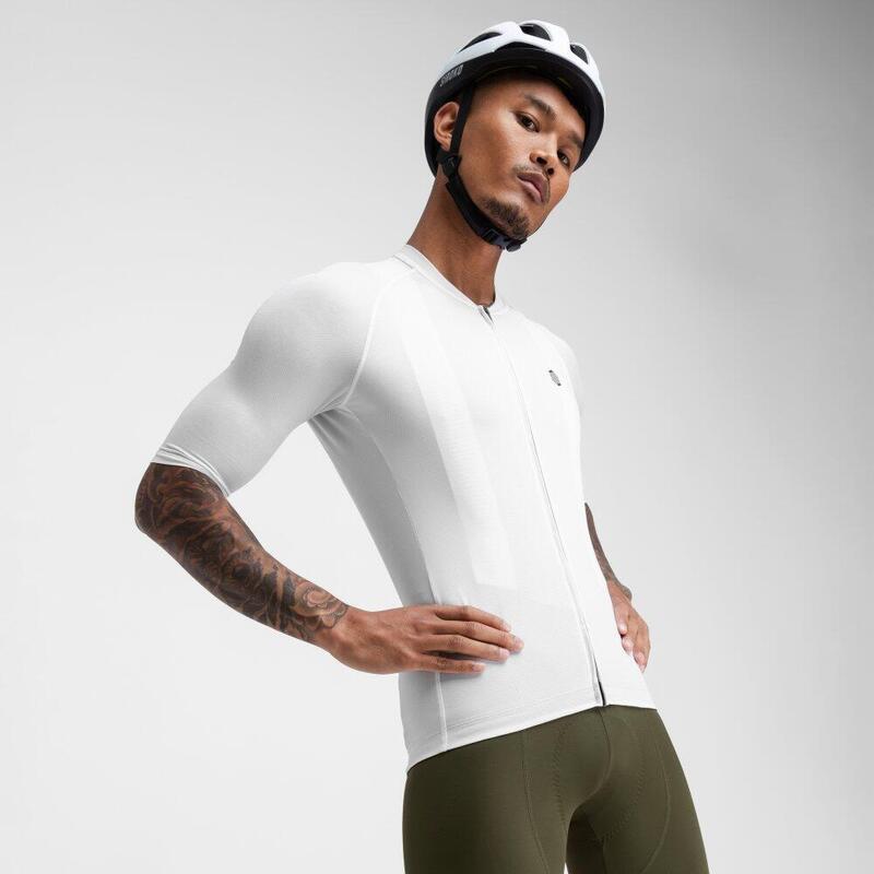 Maillot de manga corta hombre ultraligero ciclismo M3 Blanche SIROKO Blanco