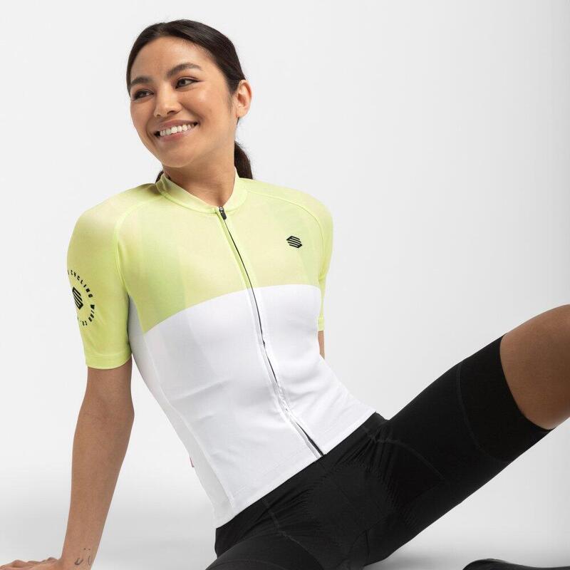 Maglia da ciclismo a maniche corte donna M2 Genesis SIROKO Verde