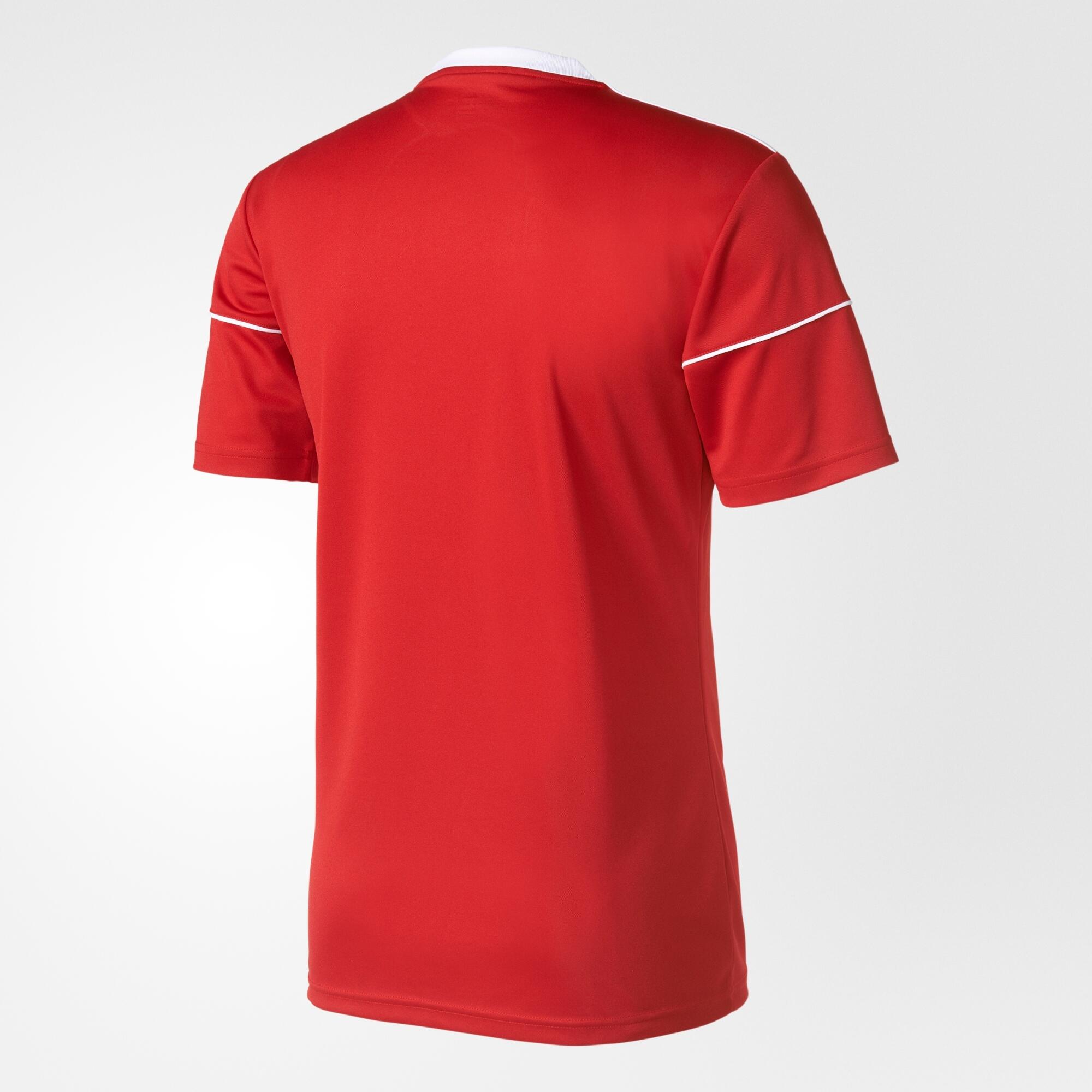 Maglia da Calcio Adidas Bambino, Power Red/White, 7-8 Anni 4/5