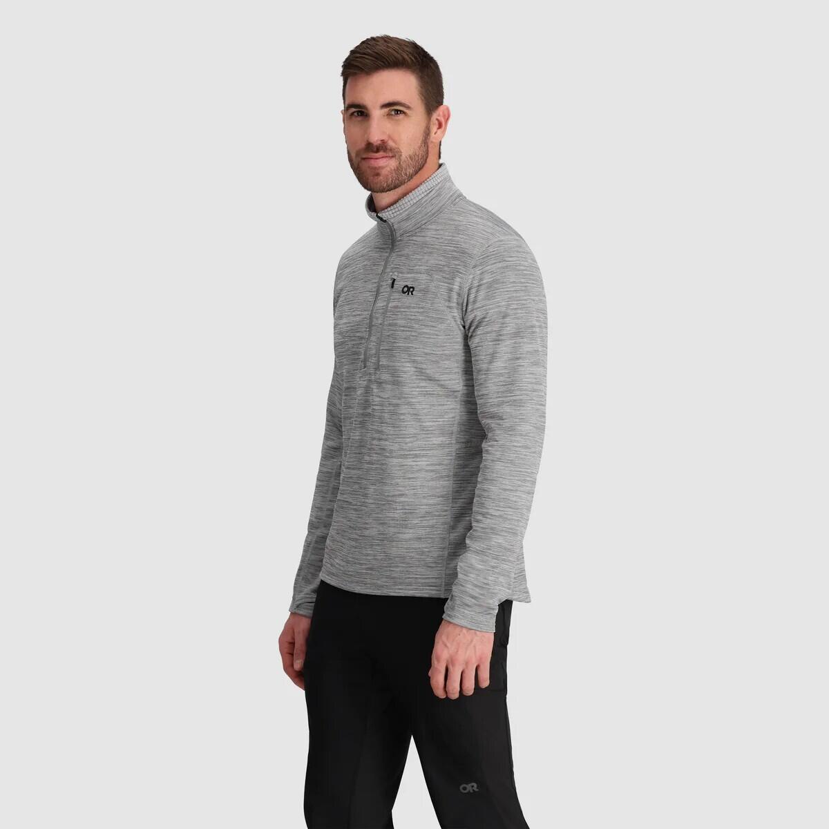 Half Zip Fleece Sweatshirt Outdoor Research Vigor Grid 4/5