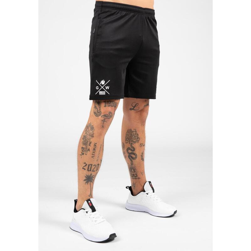 Vernon Track Shorts - Black