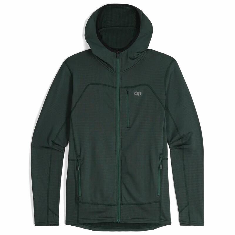 Sweatshirt à capuche polaire full zip Outdoor Research Vigor Grid