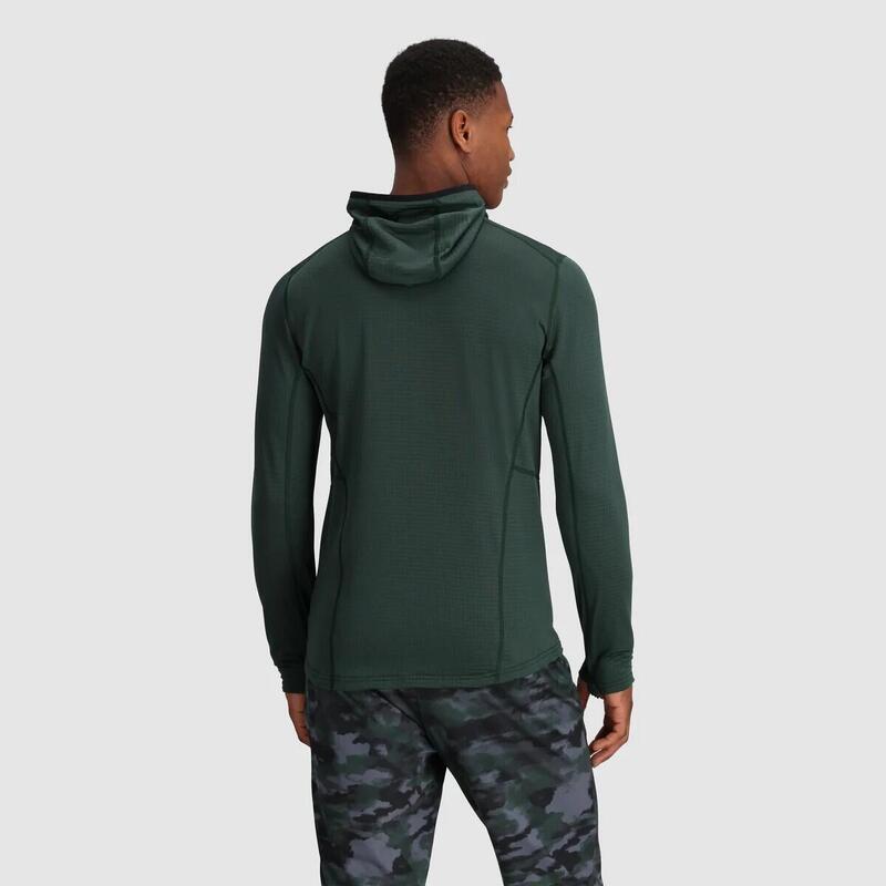 Sweatshirt à capuche polaire full zip Outdoor Research Vigor Grid