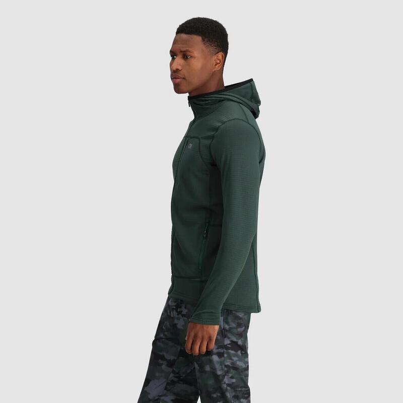 Sweatshirt à capuche polaire full zip Outdoor Research Vigor Grid