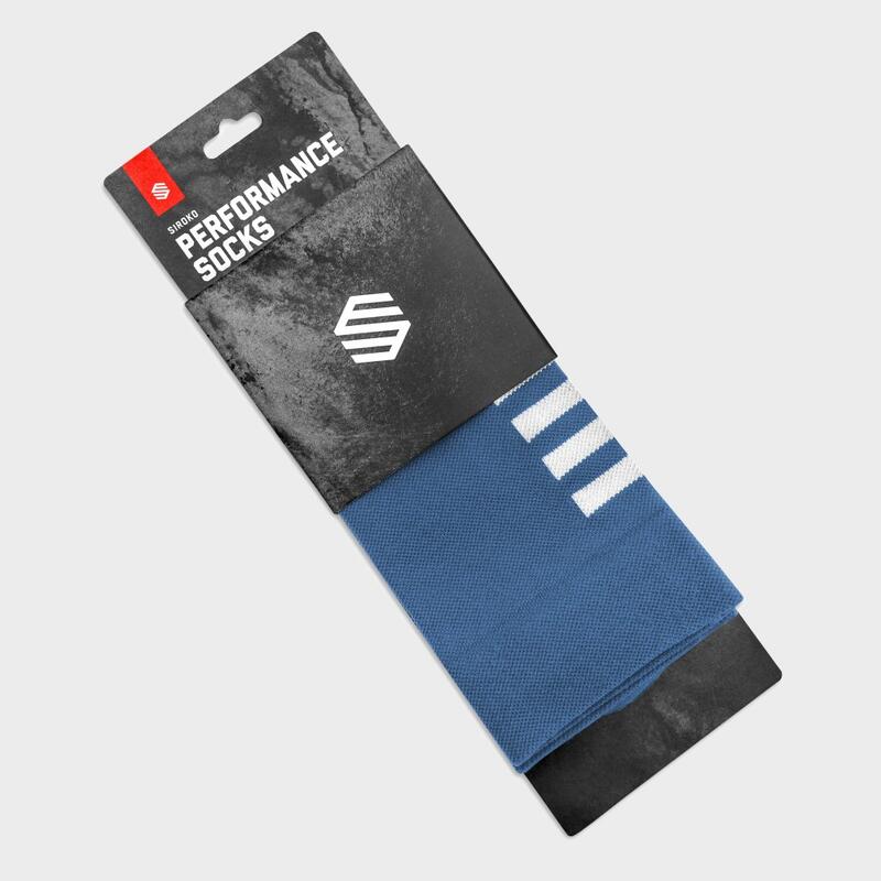 Chaussettes vélo Cyclisme Homme et Femme S1 Steel Oiz Bleu