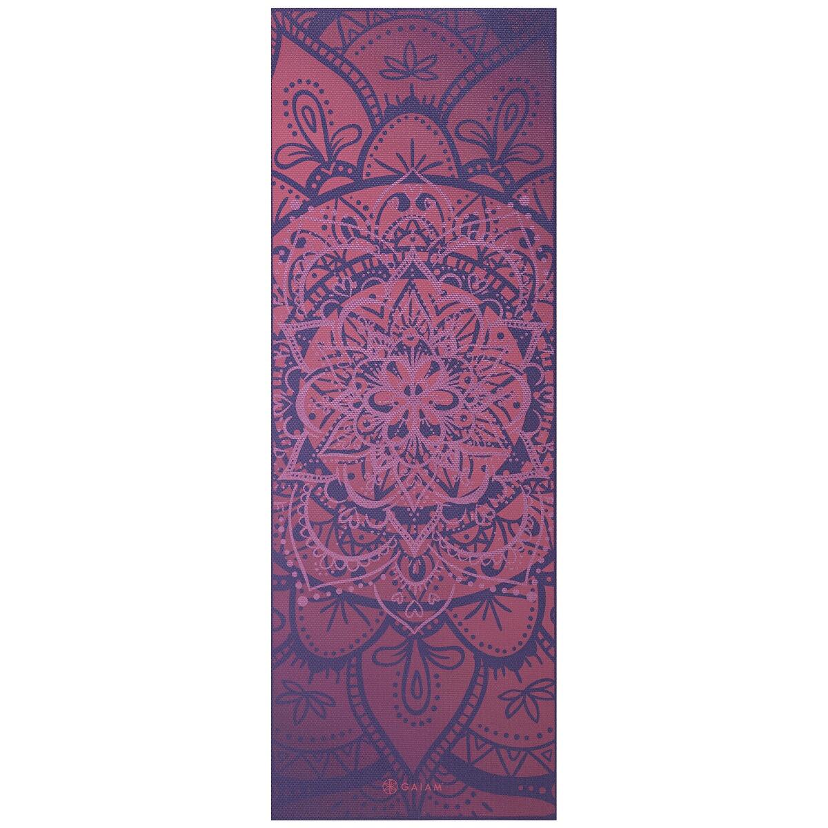 Esterilla de Yoga Metálica Premium Gaiam - 6 mm - Rosa Ateniense 2/4