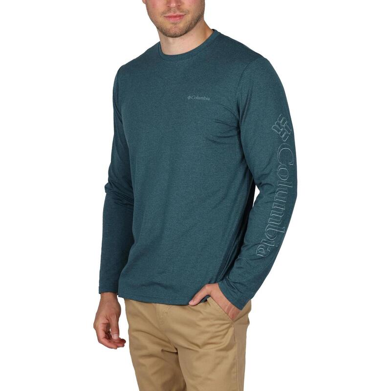 Tricou cu maneci lungi, pentru sport Tech Trail Long Sleeve Graphic barbati