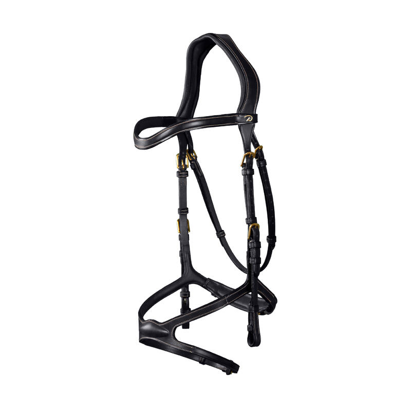 Briglia da equitazione anatomica con nasello incrociato Dyon X-Fit