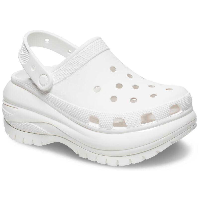 Pantofi Sport Crocs Model Classic Mega Crush Clog Culoare Alb