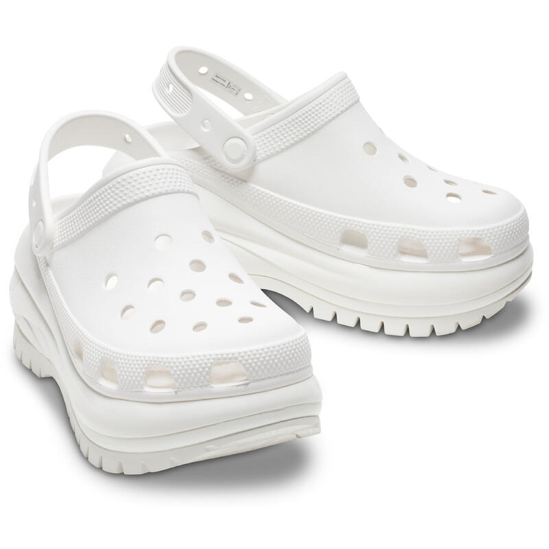 Pantofi Sport Crocs Model Classic Mega Crush Clog Culoare Alb