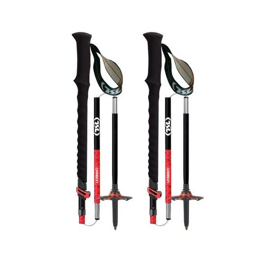 Bâtons de Trekking TSL - Pliable et télescopique - TOUR CARBONE 5 CROSS Swing