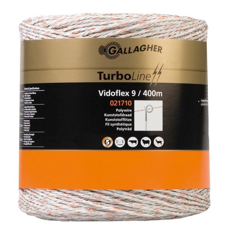 Gallagher - Fil Torsadé Gallagher Vidoflex Turboline Plus - Fil Clôture - Blanc - Taille Unique - Decathlon