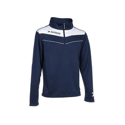 Patrick power ziptop heren - marine / wit