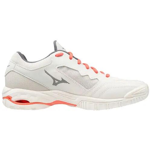 Zapatos de balonmano Mizuno Wave Phantom 2 Blancos 3/5