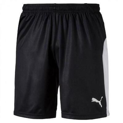 Puma liga heren short wit/zwart