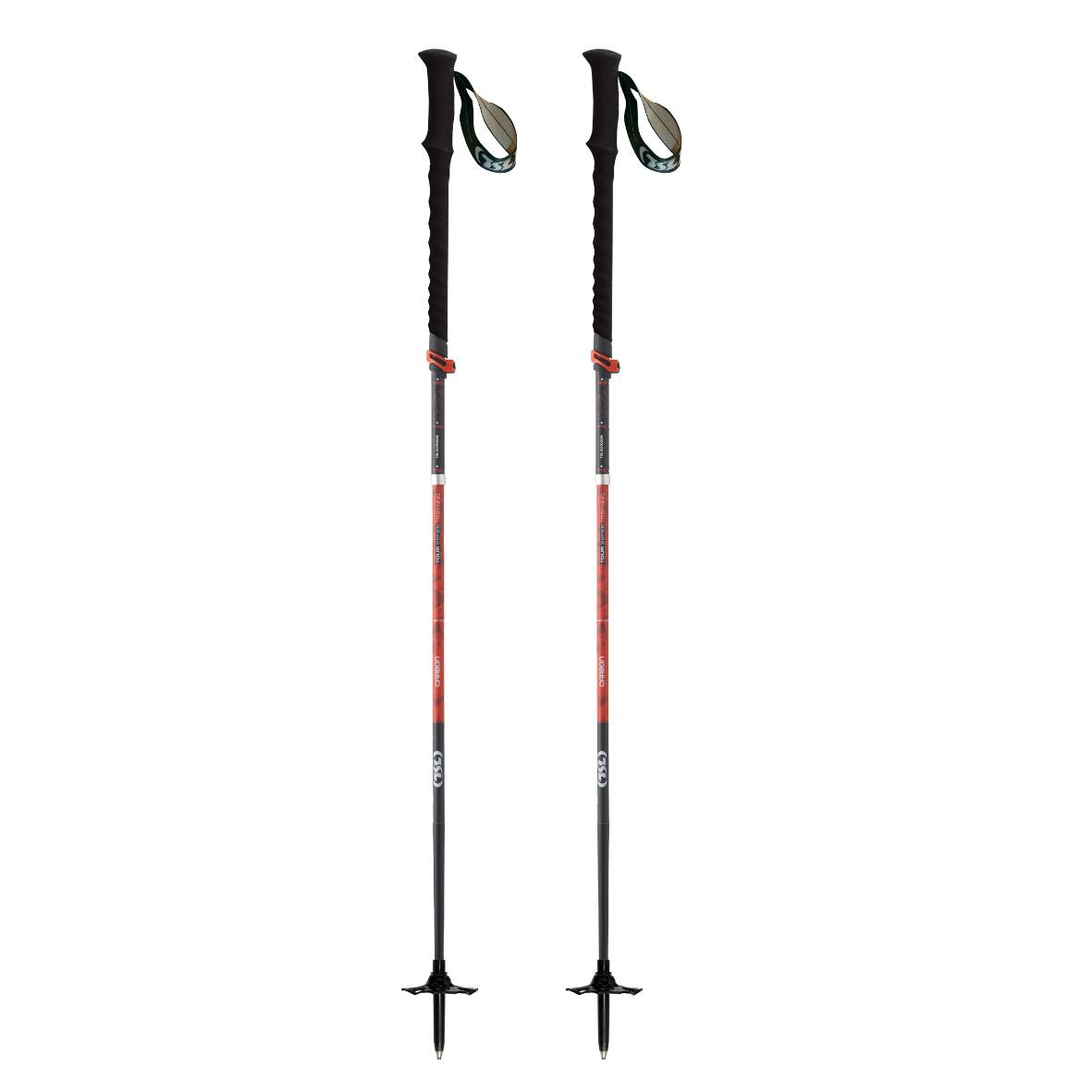 Bâtons de Trekking TSL - Pliable et télescopique - TOUR CARBONE 5 CROSS Twist 2/4