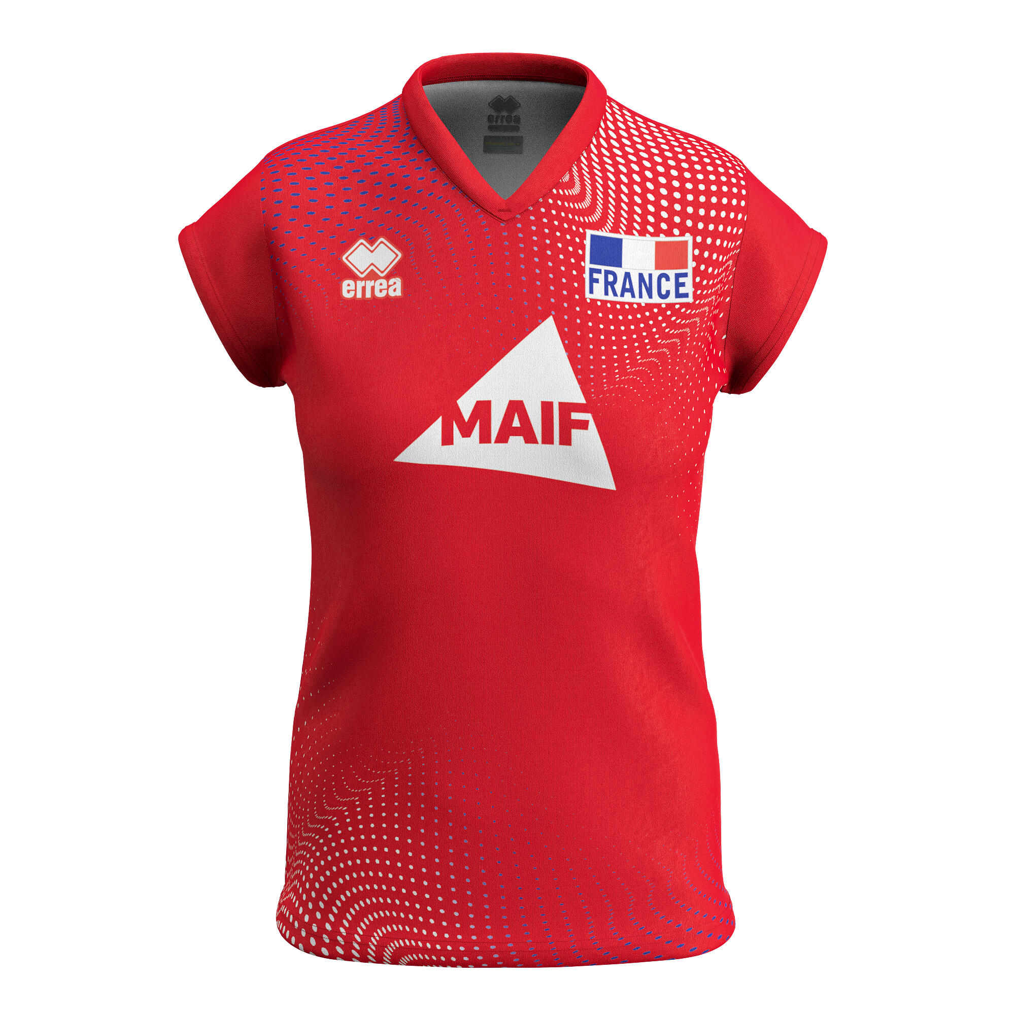 Errea - Maillot Femme Third Equipe De France 2020 - T-shirt Manches Courtes - Rouge - 48 Xl - Decathlon