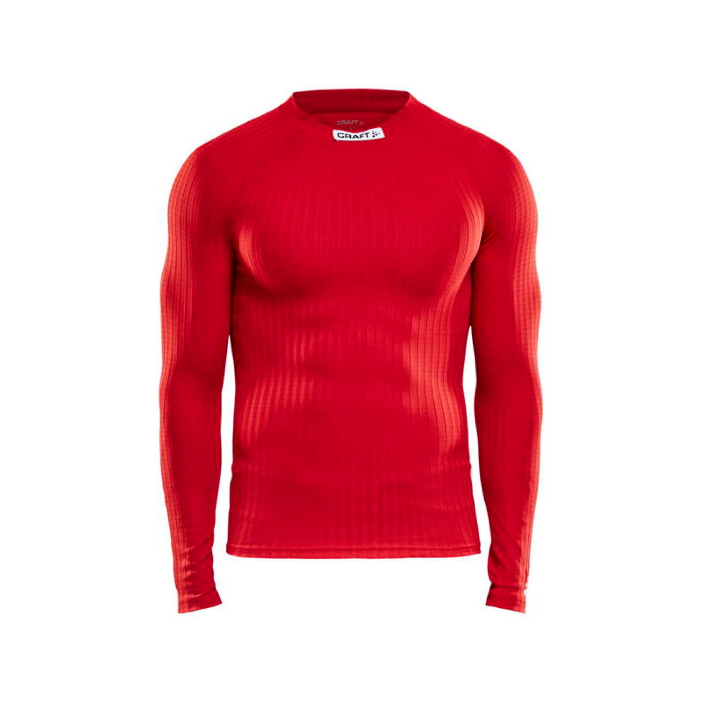 Craft - Maillot Compression Craft Progress Cn Ls - Sous Maillot Manche Longue - Rouge - 40 M - Decathlon