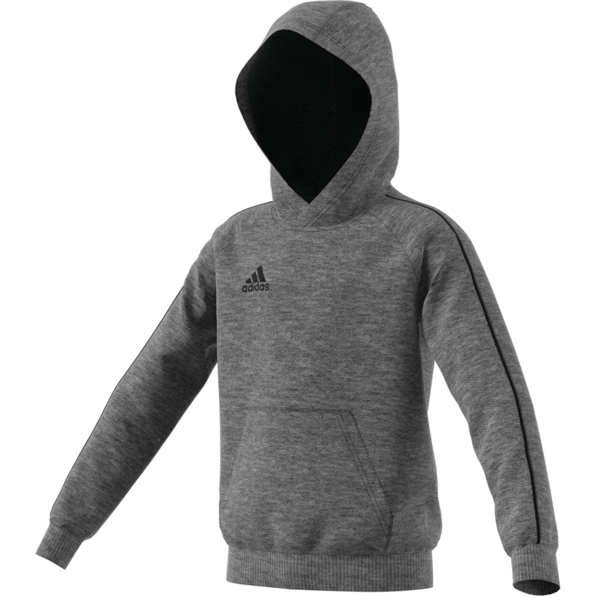 Felpa con cappuccio per bambini adidas Core 18 5/6