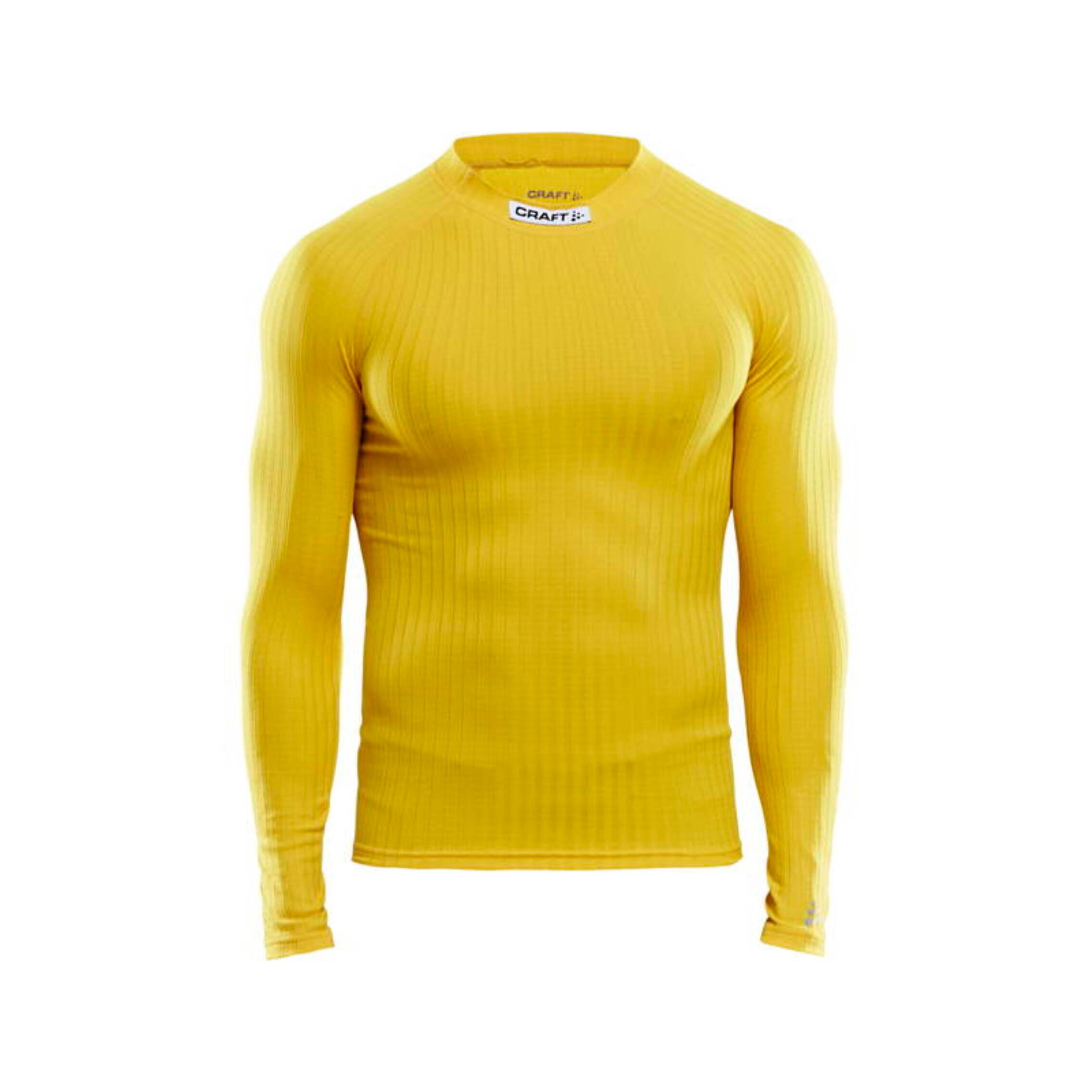 Craft - Maillot Compression Craft Progress Cn Ls - Sous Maillot Manche Longue - Jaune - 52 2xl - Decathlon