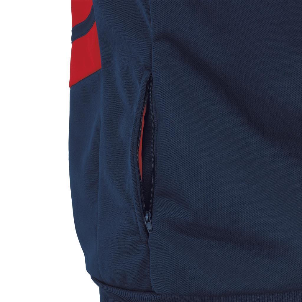 Errea Jim Ad, Heren Sportjas in Rood en Blauw, M 3/3