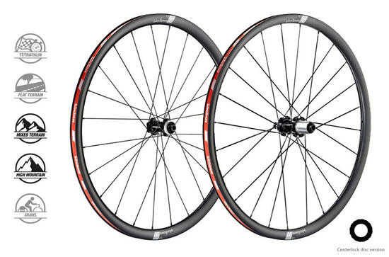 Schijfwielen met banden Vision sc30s tl center lock sh11