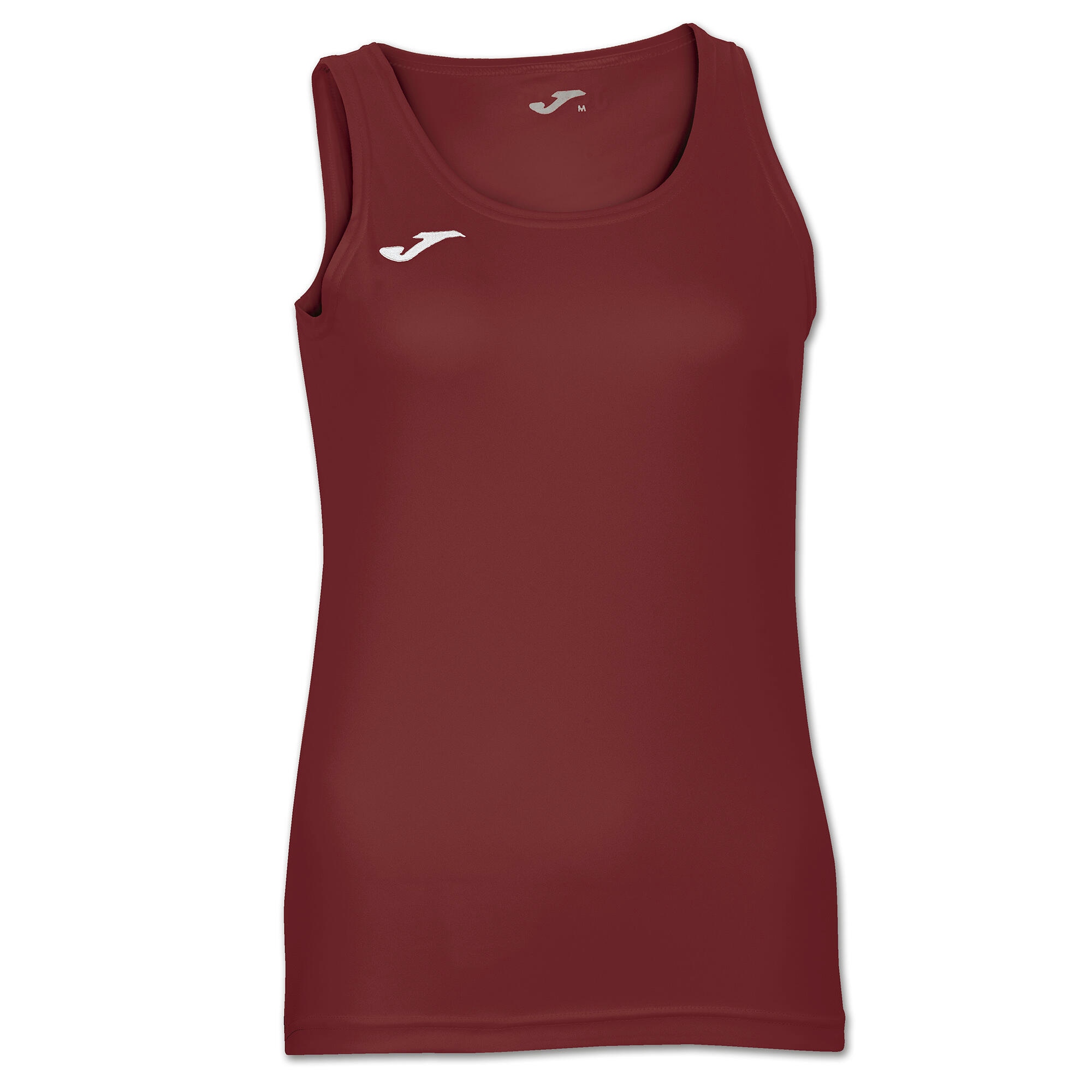 Camiseta Sin Mangas Fitness Mujer Joma Diana Naranja Flúor 2/7