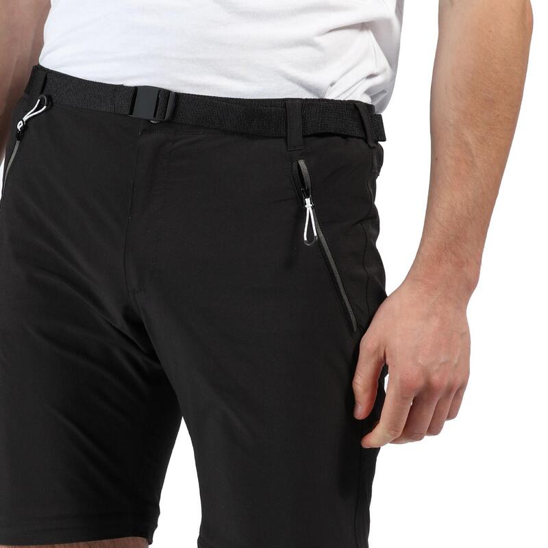 Wanderhose Xert Stretch Zip Off Wandern/Outdoor/Trekking Herren Black Ohne
